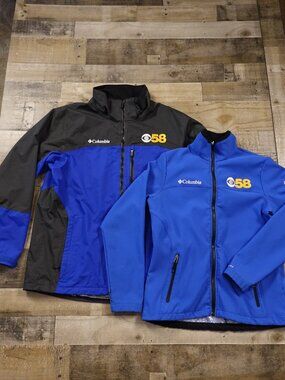 Columbia Whirlibird V Interchange Jacket Women’s Large Blue Omni-Heat